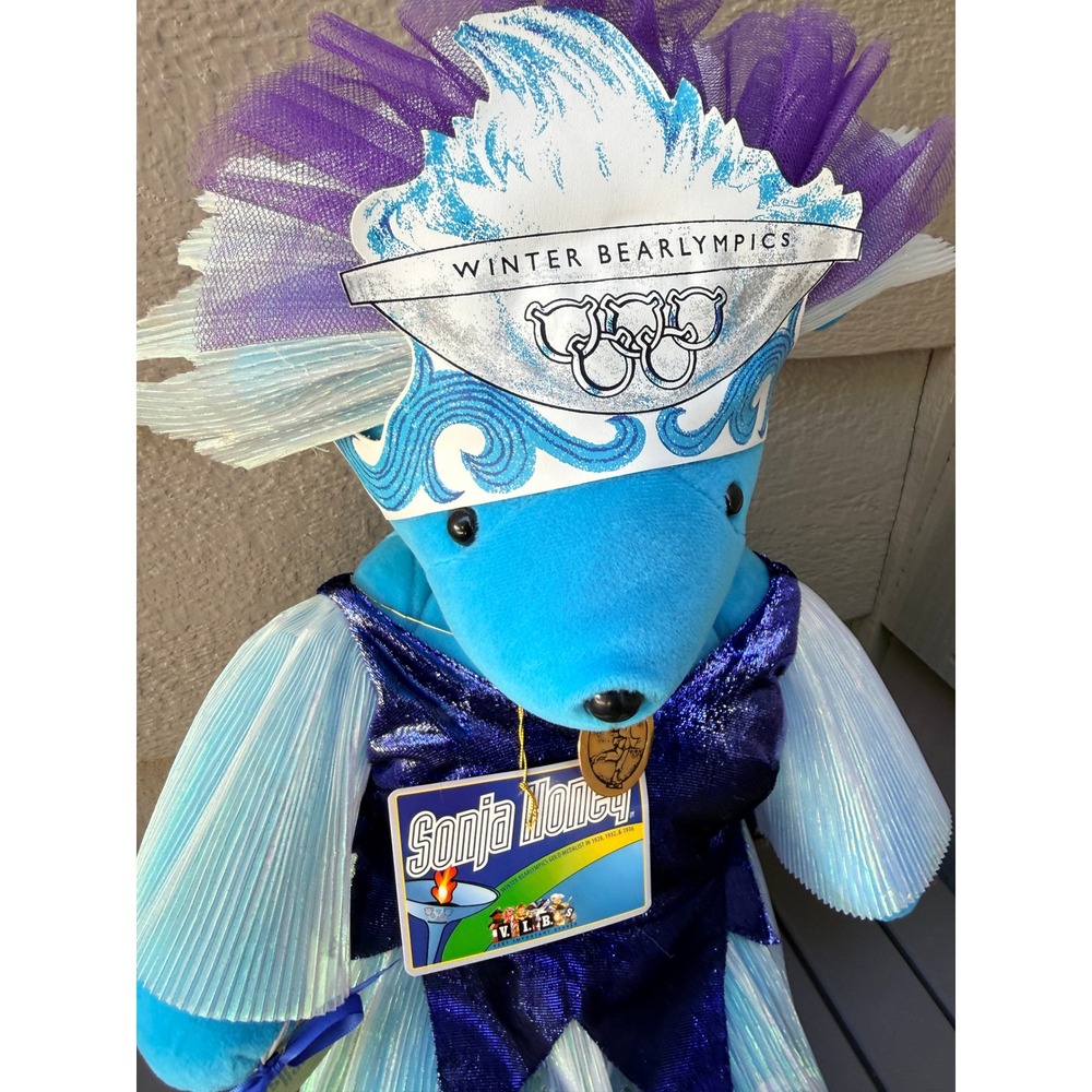 North American Bear Co VIB Sonja Honey Winter Bearlympics Limited Edition 1994 - Picture 2 of 11
